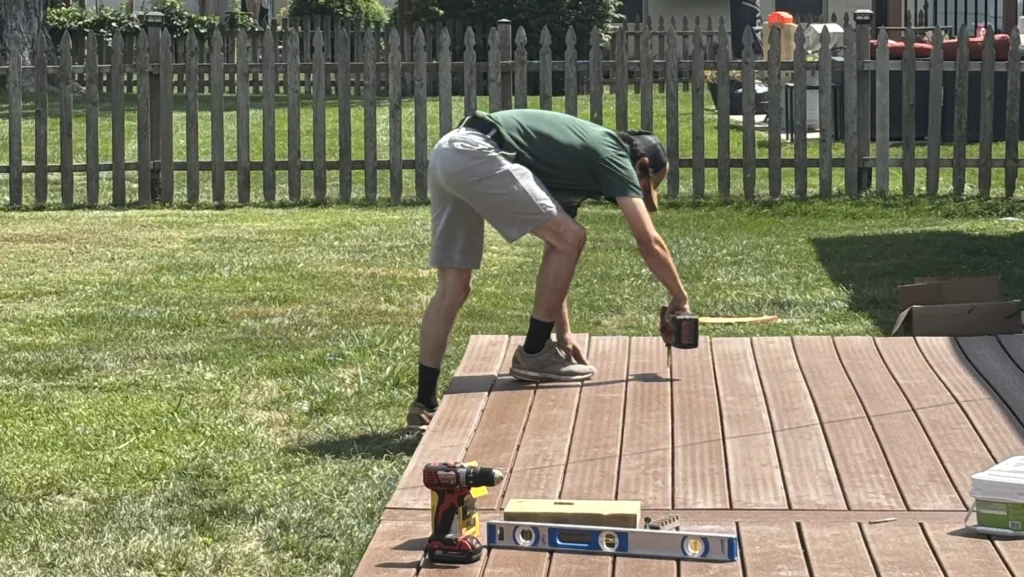 Airbnb handyman performing turnover repairs
