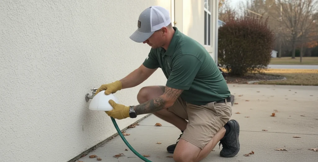 Exterior Handyman Omaha expert handling a common home maintenance task